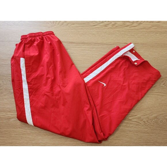 VTG Nike Team Workout Athletic Pants Mens XXL Zip Pockets Mesh Lined RN 56323 - Picture 2 of 13